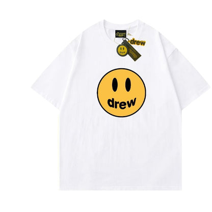 Drew Hussry Summer Biber Same Style Smiley Face T-Shirt - product image 4