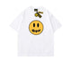 Drew Hussry Summer Biber Same Style Smiley Face T-shirt