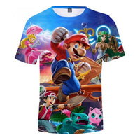 Super Mario 3d Printed T Shirt Unisex Full Print T-shirt
