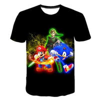 Super Mario 3d Printed T Shirt Unisex T-shirt