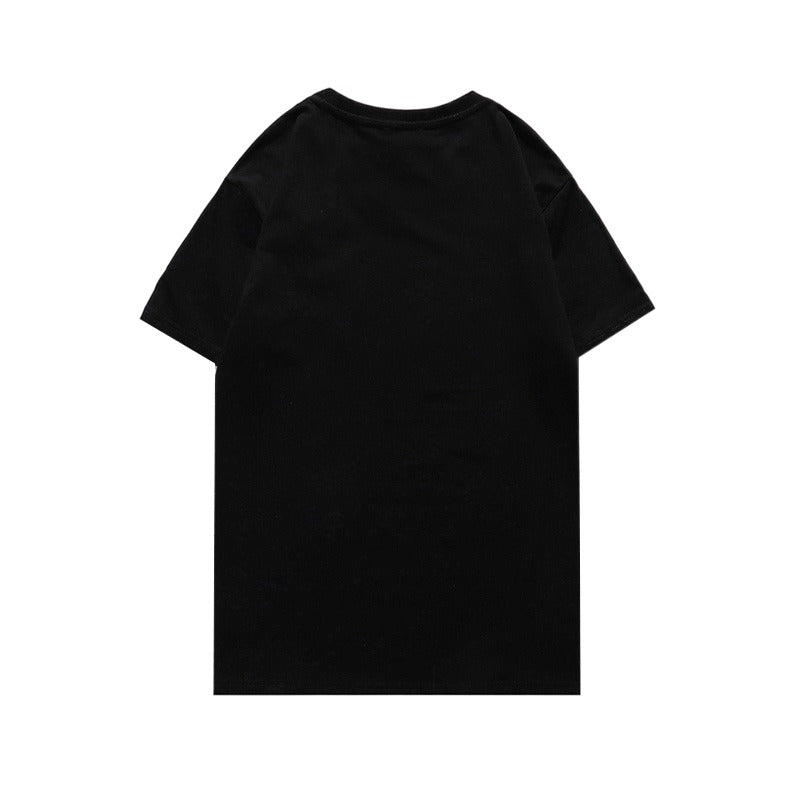 Amiri Letter Printed Cotton T-shirt Hip Hop T Shirt