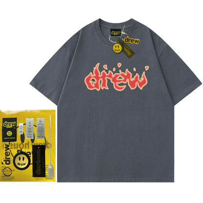 Drew Hussry Smiling Face Flame T-Shirt - product image 4