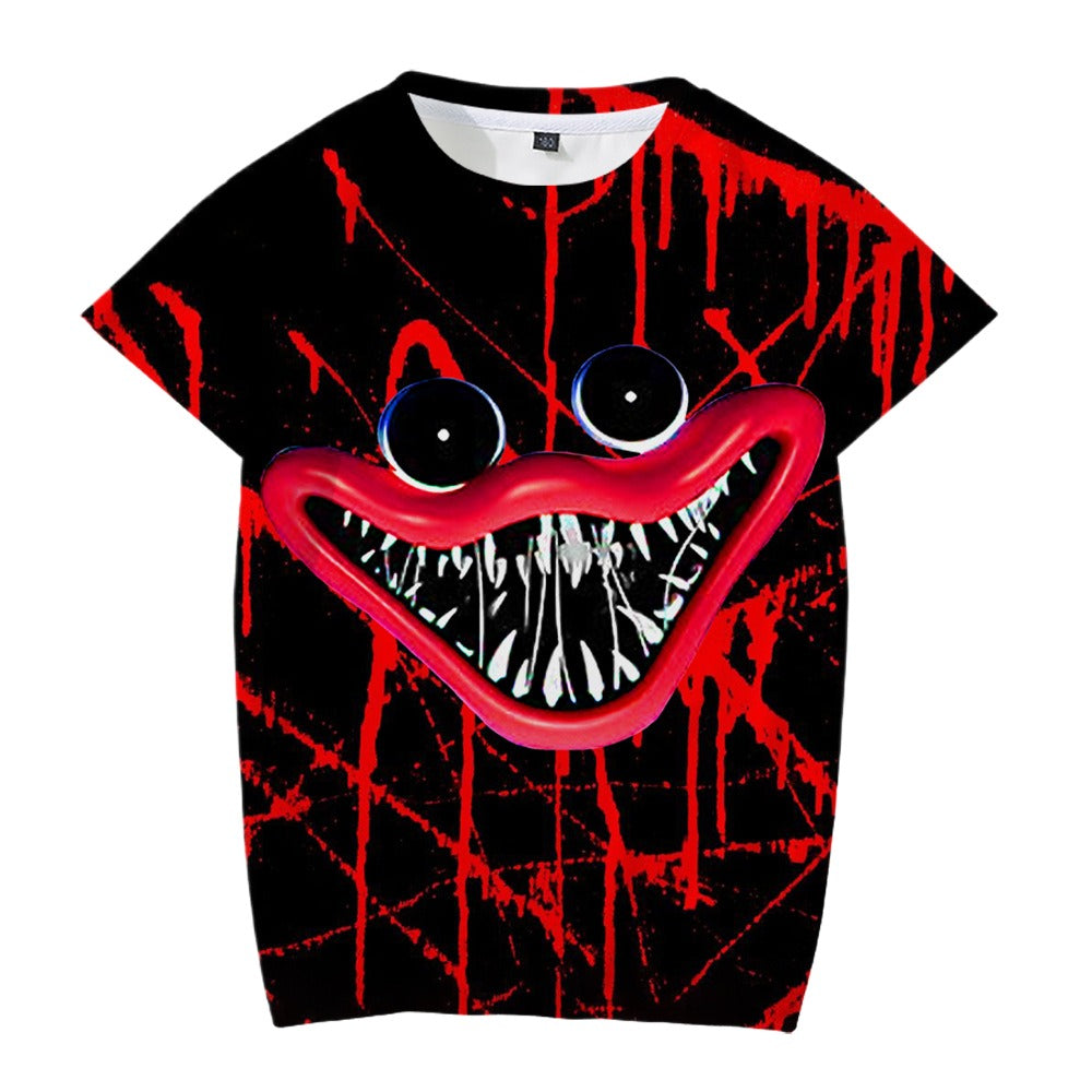 Poppy Playtime Adult Children's Clothes Bobby's Game Time 3d Rinted T Shirt