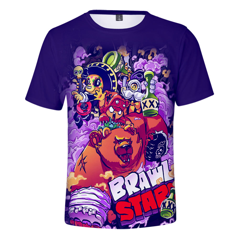 Brawl Stars T Shirt Unisex 3d Printed T-shirt