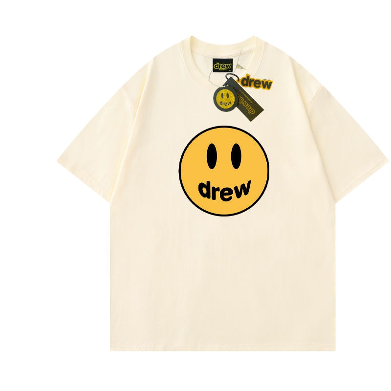 Drew Hussry Summer Biber Same Style Smiley Face T-Shirt - product image 5