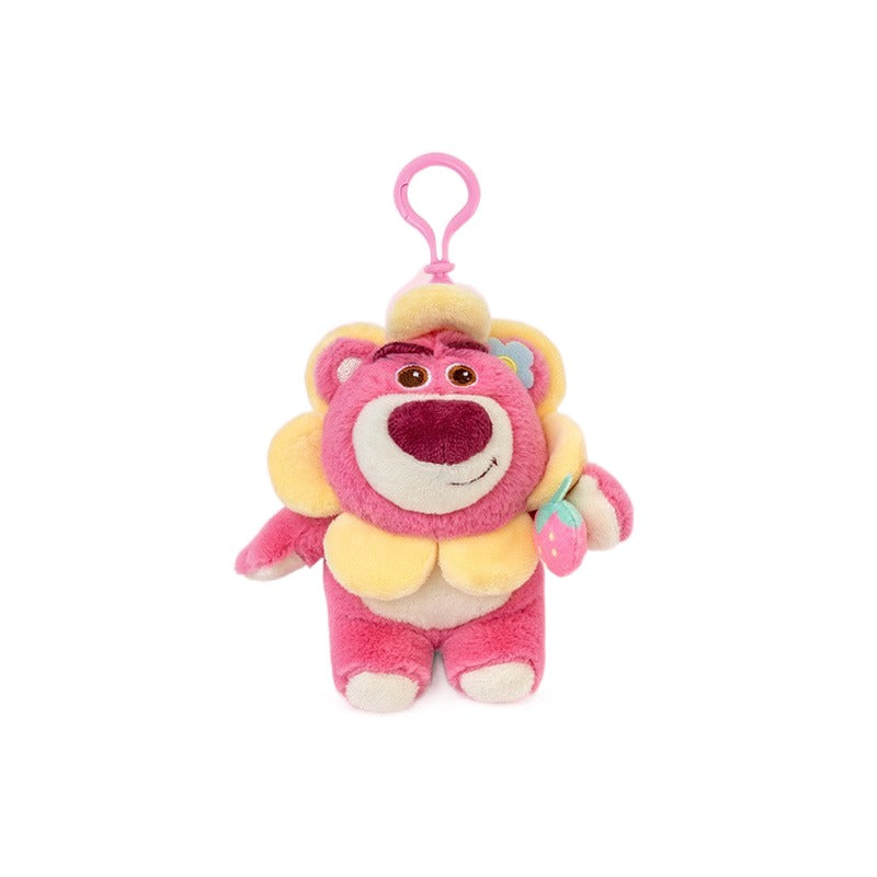 Disney Pink Strawberry Bear Doll Plush Toy Ragdoll
