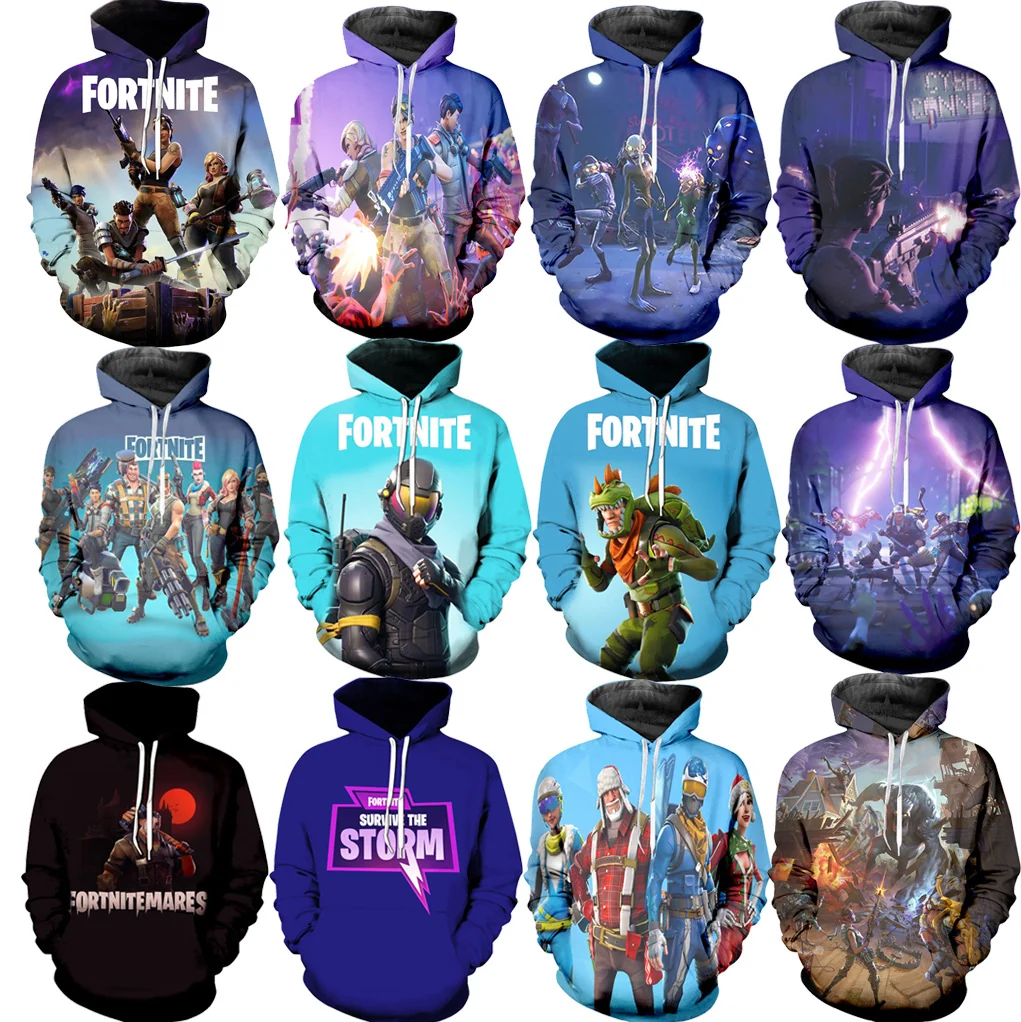 Fortnite 3D Pullover Hoodie