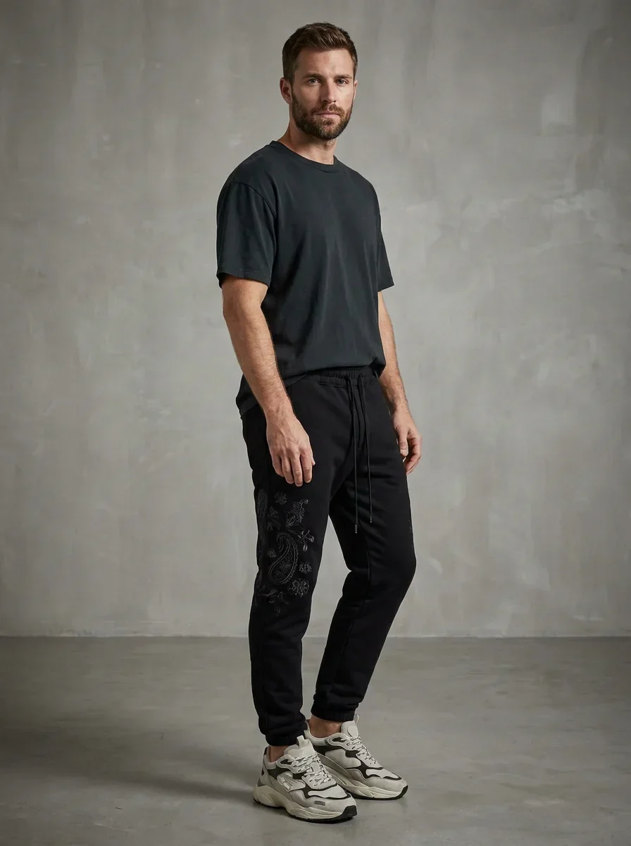 Amiri Luxury Embroidered Cotton Joggers - Premium Streetwear Sweatpants