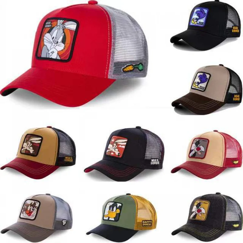 Rabbit Duck Animal Cartoon Mesh Baseball Caps Trucker Hats