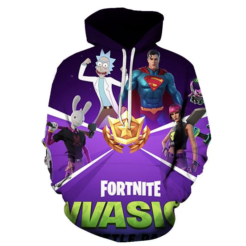 Fortnite 3D Pullover Hoodie