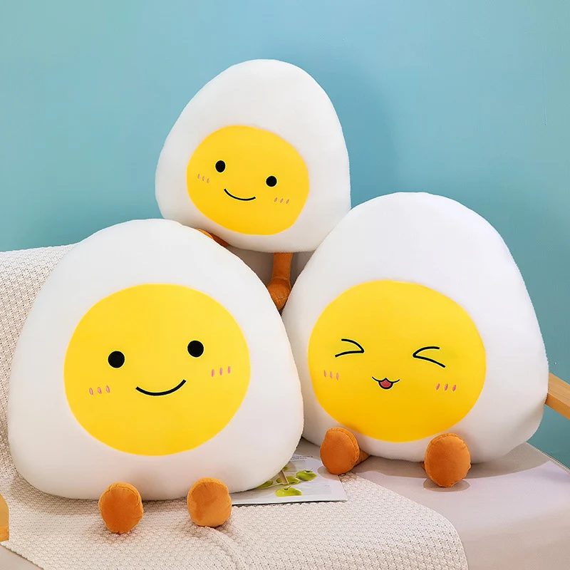 Poached Egg Cushion Sofa Decoration Pillow Plush Toy